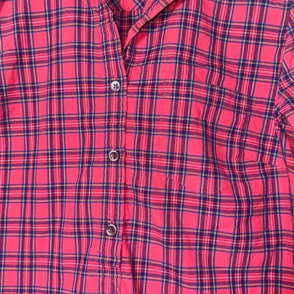 J. Crew Vibrant Plaid Button Down Shirt - Picture 4 of 6